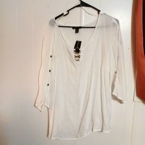 Ashley Stewart Beach cover up top